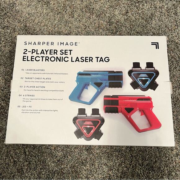 NEW Sharper Image Electronic Laser Tag Game Set 2 Player NWT - Picture 8 of 8